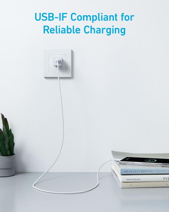 Immagine prodotto Anker CAVO 322 USB-A A USB-C 1,8M BLANCO (1.80 m, USB 2.0, 45 W)