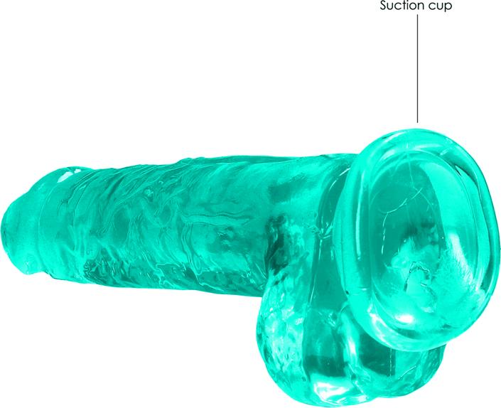 Actual product image RealRock 8" / 19 cm Realistic Dildo with Balls