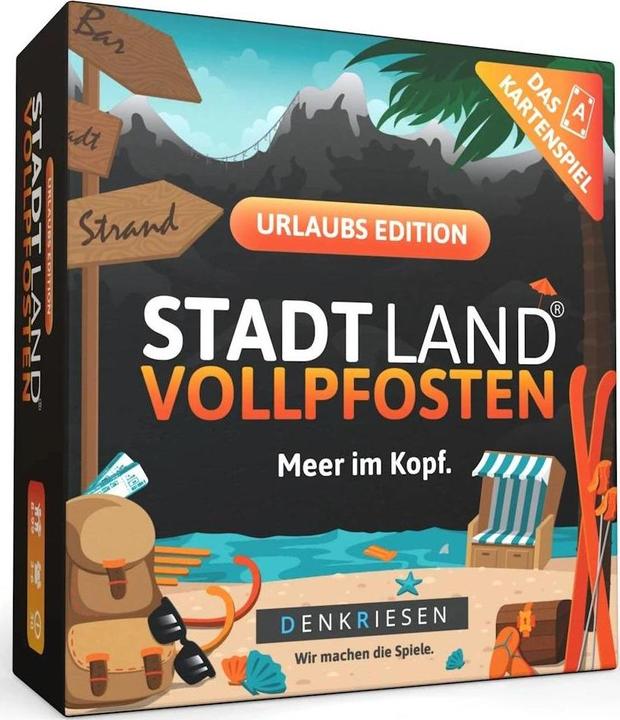 Image du produit Denkriesen Stad Land Vollpfosten - Jeu de cartes Édition Vacances (f) (Allemand, 3 - 6 Joueur)