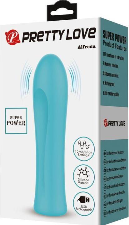 Produktbild Pretty Love Alfreda Super Power Vibrator Aqua Green