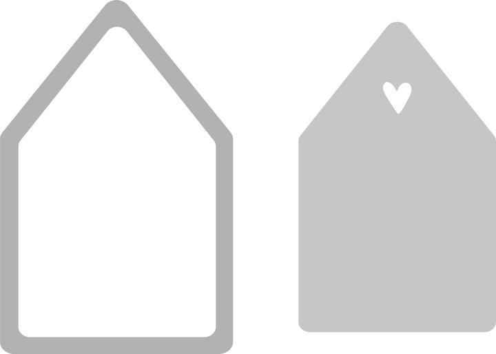 Produktbild Rayher Stanzschablone "Häuser"