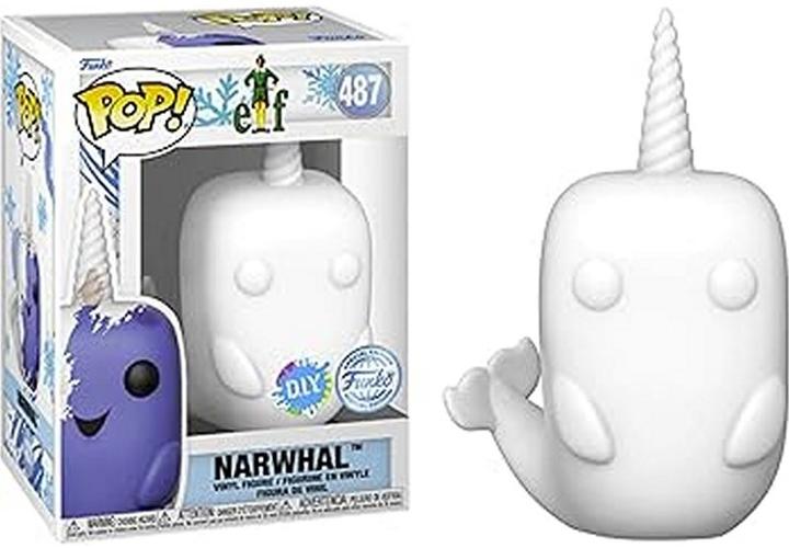 Actual product image Funko Pop! Disney: Elf - Narwhal (DIY) (White) - Special Edition
