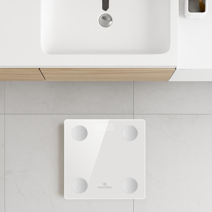 Produktbild Noerden VITA Smarte Personenwaage mit Bluetooth weiss