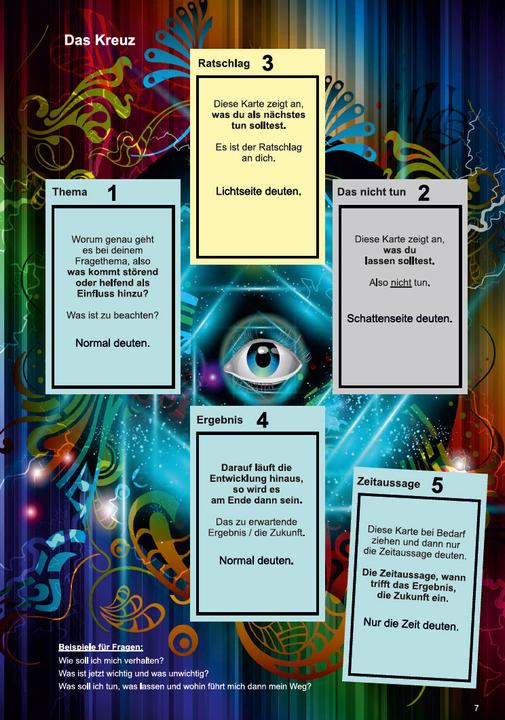 Produktbild Legeschablonen Lenormand, Tarot als Unterlage beim Kartenlegen (Deutsch, Angelina Schulze, 2021)