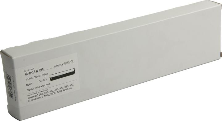 Produktbild Kores Farbbänder für Nadeldrucker schwarz, Nylon, Bandgrösse: 12,7 mm / 16 m