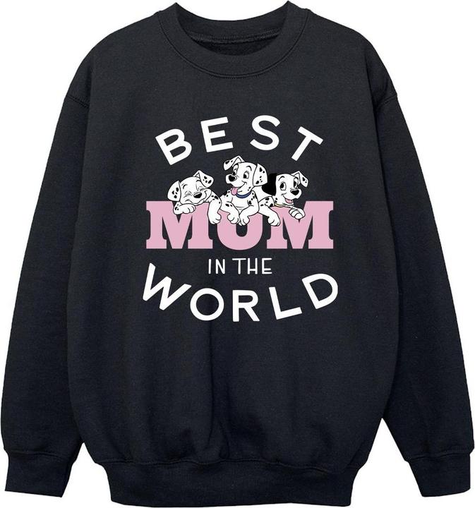 Produktbild Disney 101 Dalmatians Best Mum In The World Sweatshirt Mädchen (128)