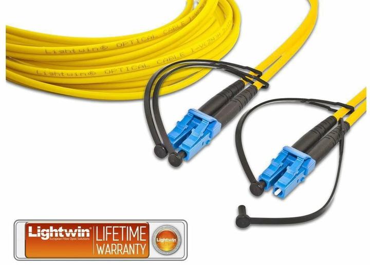 Actual product image Lightwin LWL Duplex Patch Cable (CAT6e, 3 m)