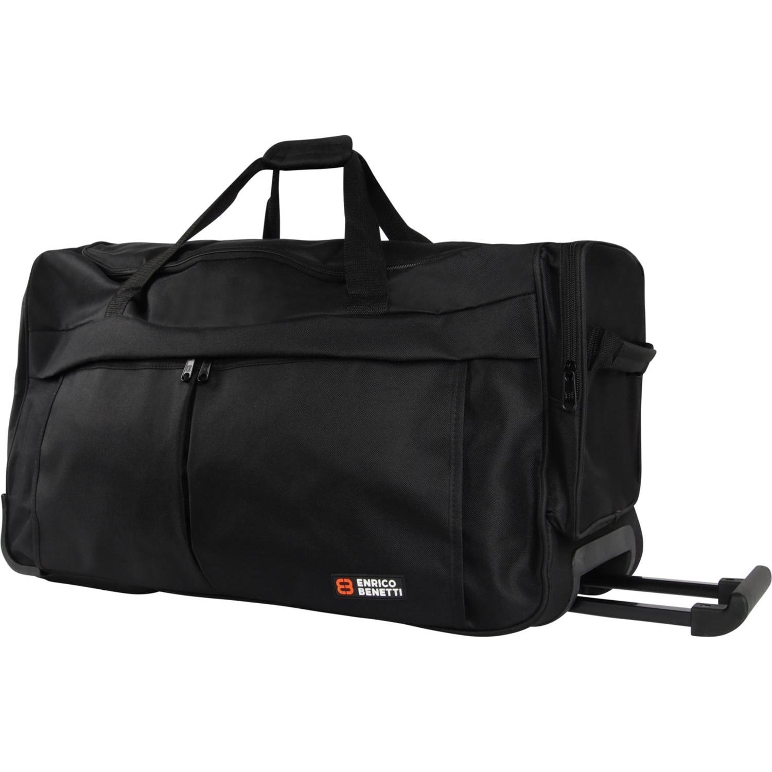 HTI-Living, Tasche, Rolltasche Reisetasche Polyester, Schwarz