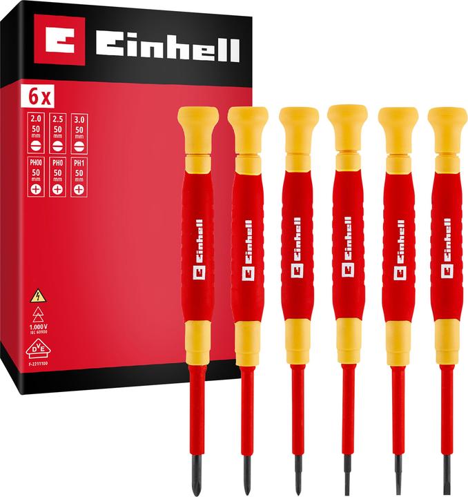 Einhell Accessories Feinm.Schr. Set VDE 6-tlg (Port)