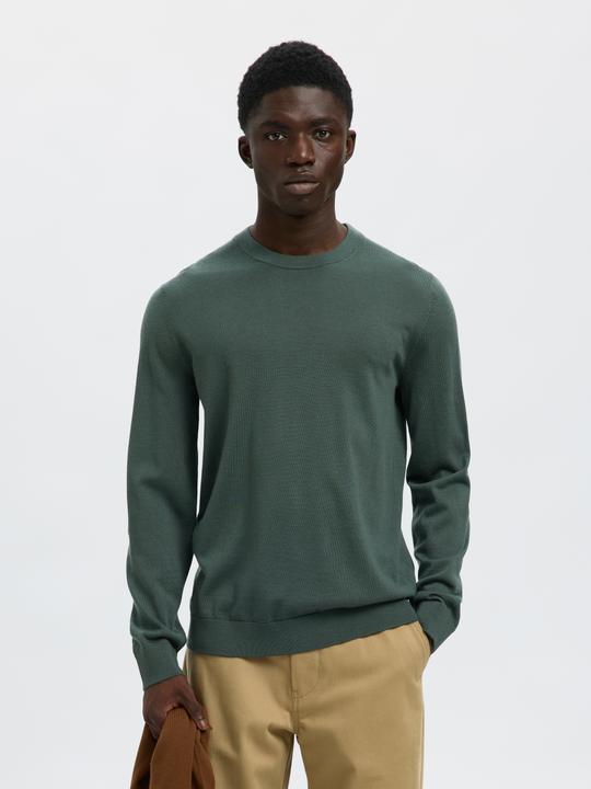 Actual product image Selected 100% merino wool jumper with round neckline (L)