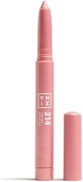 3INA MAKEUP Vegan The 24H Eye Stick 314 Pink 24H Waterproof Formula Creamy Texture Eyeshadow Stick H (Rosa)