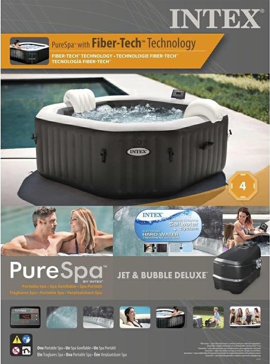 Actual product image Intex PureSpa Bubble Deluxe Massage (4 pers.)