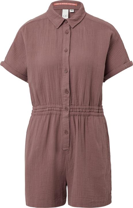 S.Oliver Overall Musselin-Overall mit Elastikbund in der Taille