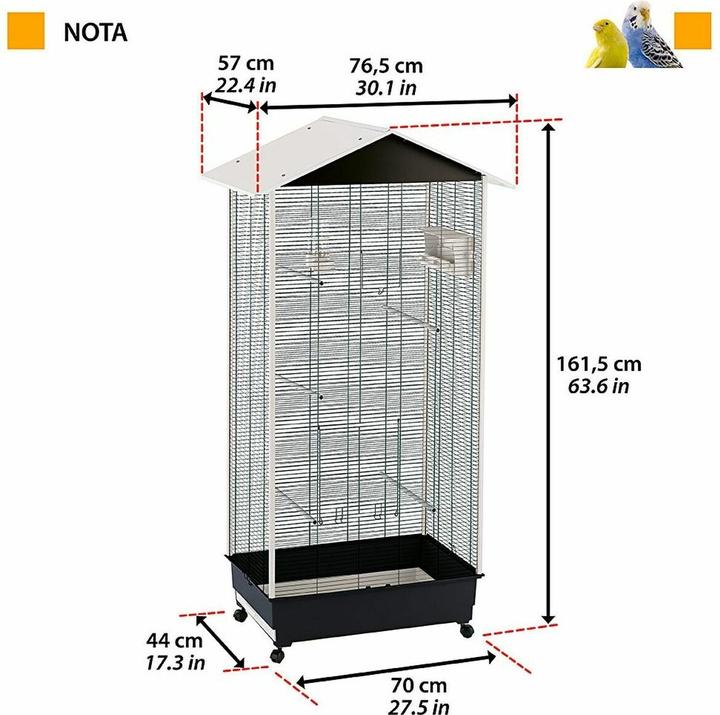 Image du produit Ferplast Cage à oiseaux