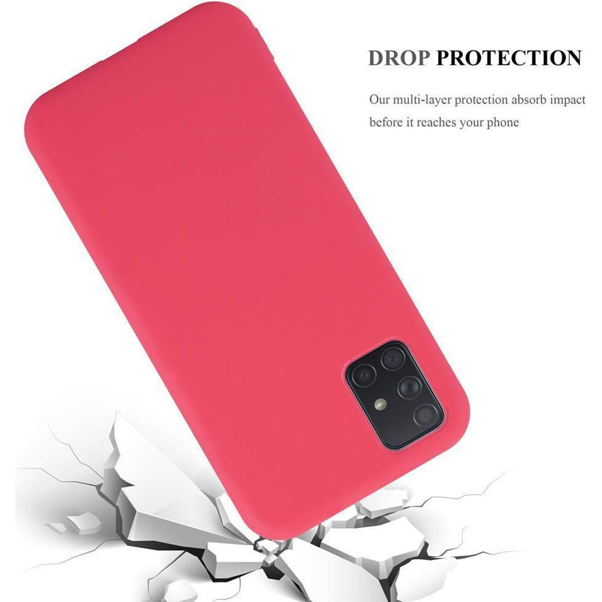 Thumbnail - Cadorabo TPU Candy Cover (Samsung Galaxy A71), Smartphone Hülle, Rot
