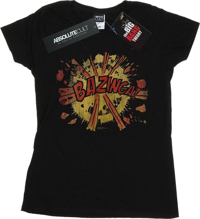 Actual product image Dam Womens/Ladies Bazinga Explosion Cotton T-Shirt (M)