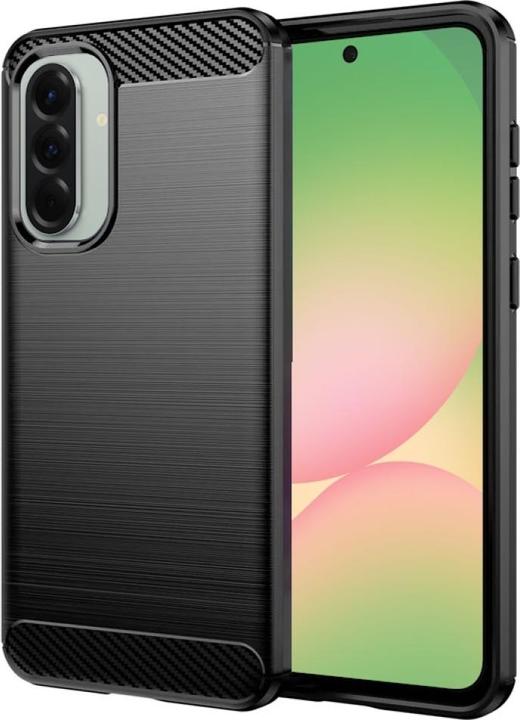 Actual product image Screenguard Carbon Brushed Soft TPU cover (Samsung Galaxy A56)