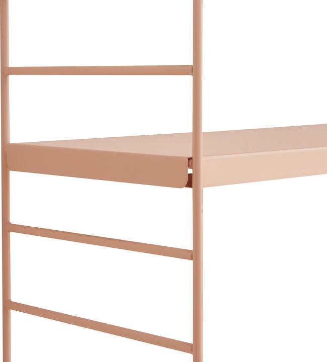 Actual product image En.Casa Modular wall shelf Strängnäs set of 3 salmon coloured