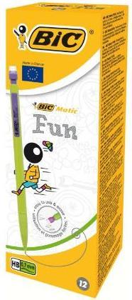 Bic Porte-mines Matic Fun, épaisseur de la mine : 0,7 mm (0.70 mm, 12x)