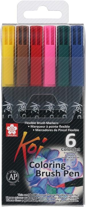 Produktbild Sakura Brushpen Koi Coloring Color 6er Set (6x)