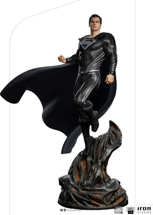 Immagine prodotto Iron Studios JUSTICE LEAGUE -Superman Tuta Nera -Statuetta Legacy Replica 1/4 69cm