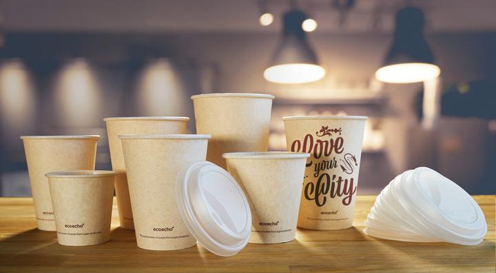 Actual product image Duni Mug Sweet Bagasse/PLA 1.2dl (50 x)