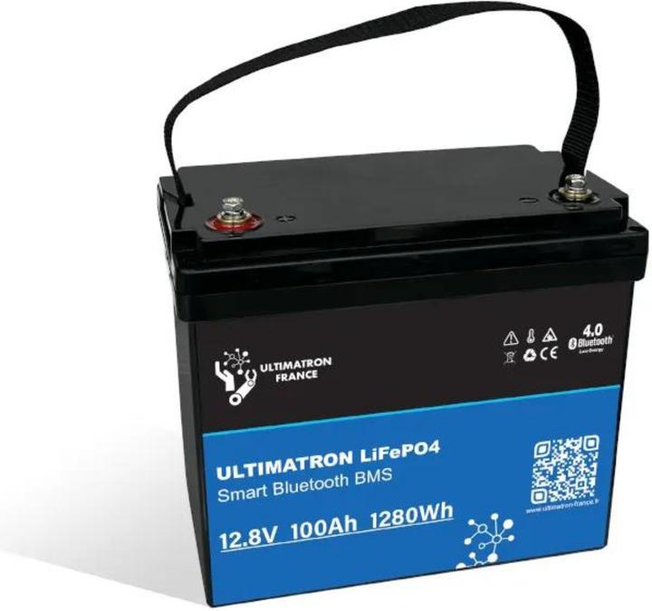 Image du produit Ultimatron UBL-12V-100Ah-PRO Batterie d'alimentation LiFePO4 (12 V, 100 Ah)