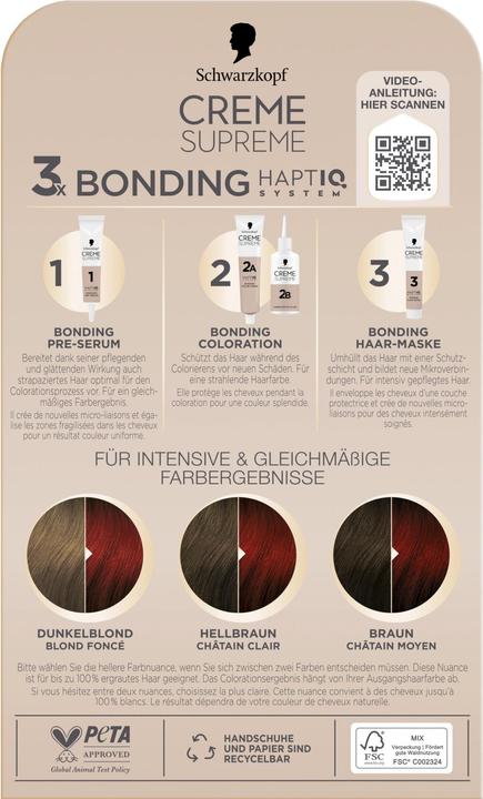 Produktbild Schwarzkopf Creme Supreme Creme Supreme Coloration 6-88 Intensivrot (6-88 Intensivrot)