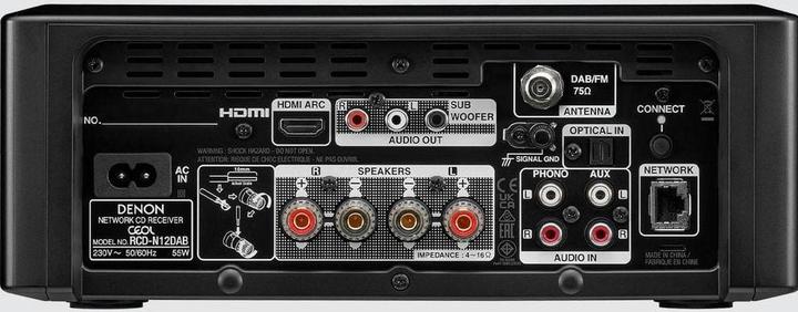 Image du produit Denon RCD-N12DAB (Stéréo, FM, DAB+)