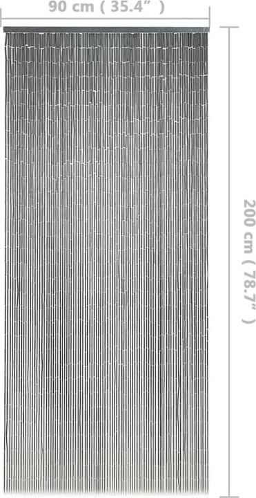 Produktbild vidaXL Türvorhang (90 x 200 cm)