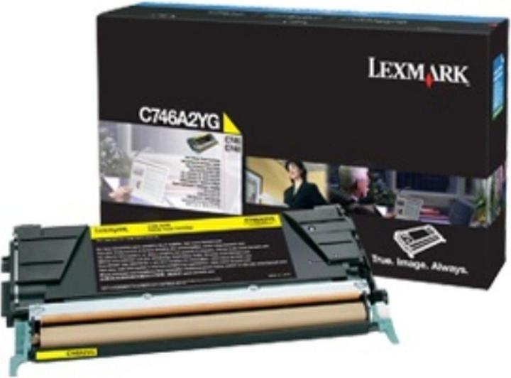Lexmark Toner yellow Orig.Nr. C746A3YG (Y)