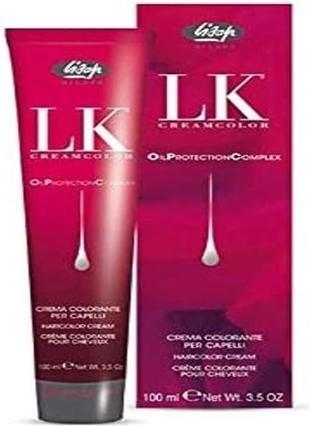 Lisap LK OPC crema colore capelli 6/55 biondo scuro rosso forte (6, 55 biondo scuro)