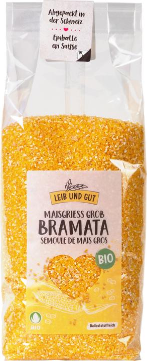 Produktbild Leib und Gut Bio Mais Griess grob Bramata 500 g (500 g)
