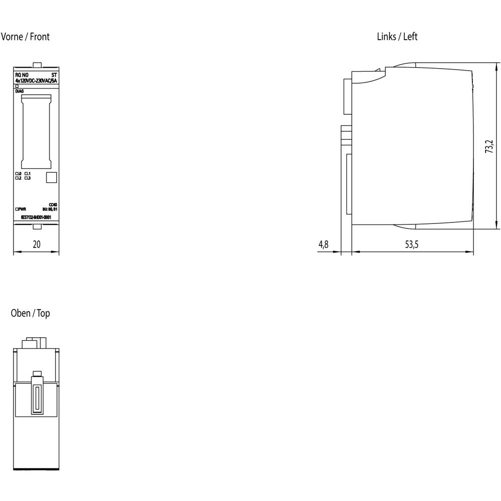 Thumbnail - Siemens 6ES7132-6HD01-0BB1, Relais