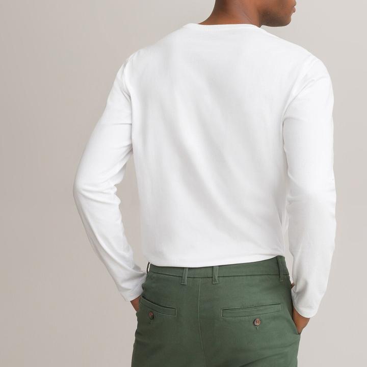 Produktbild La Redoute Collections Shirt mit rundem Ausschnitt (3XL)