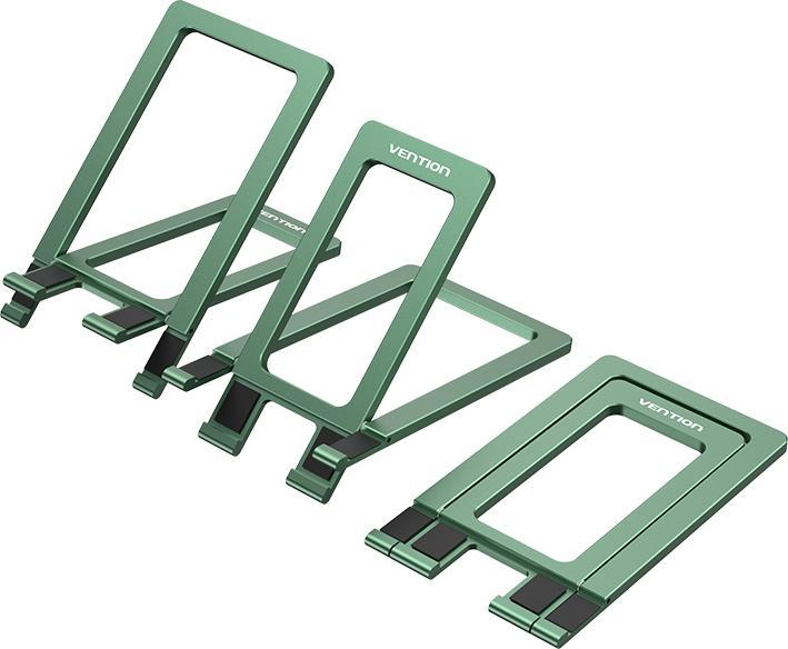 Actual product image Vention Portable Cell Phone Stand Holder for Desk Aluminum Alloy Type Green