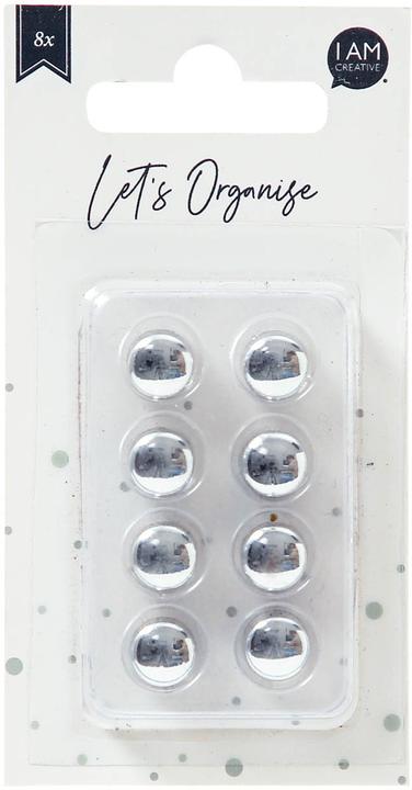 Actual product image I Am Creative Decomagnets, Button Magnets (8 x)