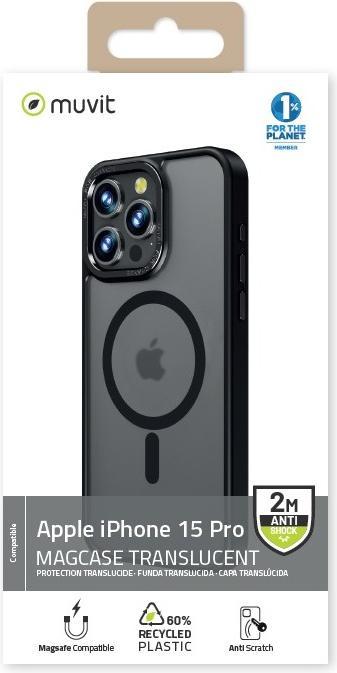 Produktbild Muvit iPhone 15 Pro MagSafe-Hülle Series (Apple iPhone 15 Pro)