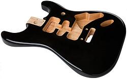 Produktbild Fender Deluxe Series Stratocaster HSH Alder Body Black losse elzenhouten solid body voor elektrische gitaar