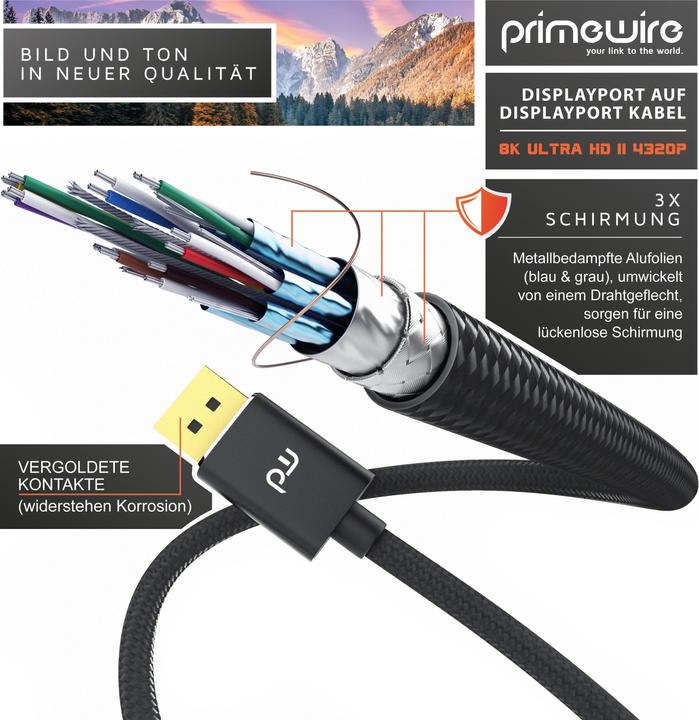 Produktbild Primewire DisplayPort – DisplayPort (1 m, DisplayPort)