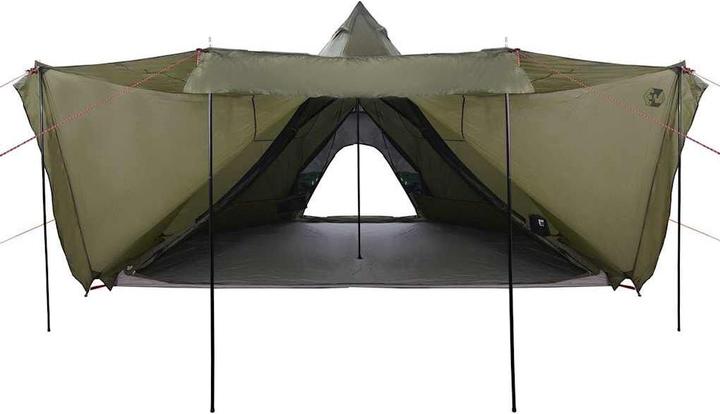 Image du produit vidaXL Tipi familial 6 personnes Vert Olive Etanche (11.05 kg, 6 personnes)