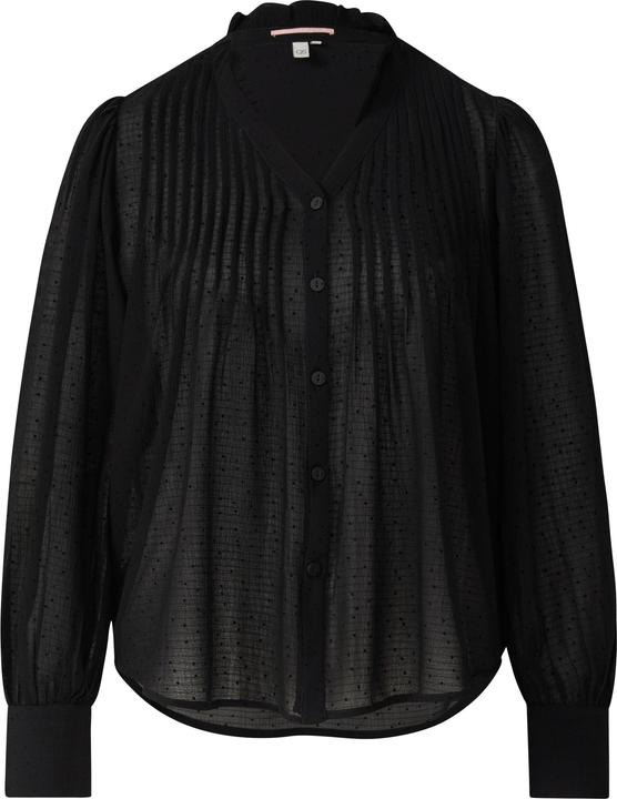 Produktbild S.Oliver Bluse Strukturierte Chiffonbluse mit Punktemuster (42)