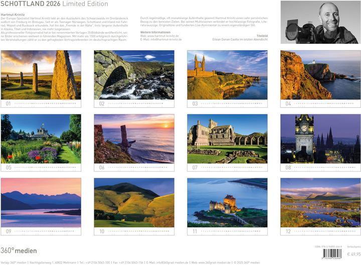 Produktbild Schottland Exklusivkalender 2026 (70 x 50 cm)