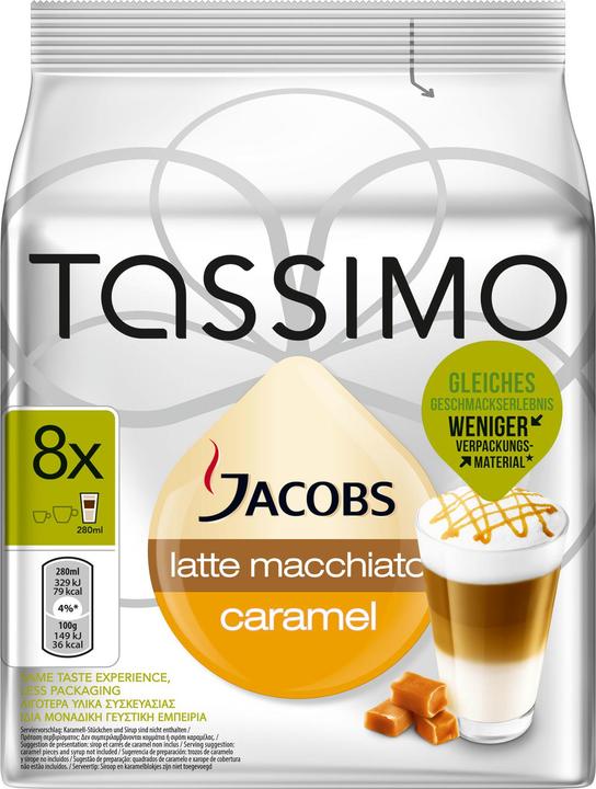 Image du produit Tassimo T DISC Jacobs Latte Macchiato Caramel (8 x Port.)