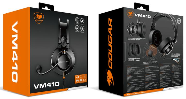 Produktbild Cougar Gaming 3H550P53B.0001 Kopfhörer & Headset Verkabelt Kopfband Schwarz (Kabelgebunden)