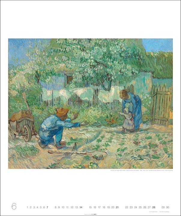 Produktbild Vincent van Gogh Edition Kalender 2026 (46 x 55 cm)