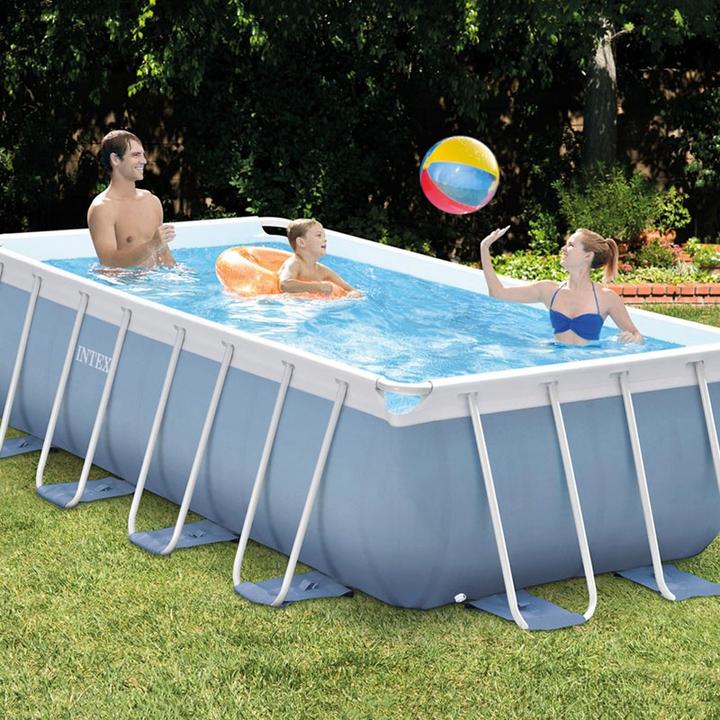 Actual product image Intex Prism Frame Rectangular Pool Set (400 x 200 x 100 cm)