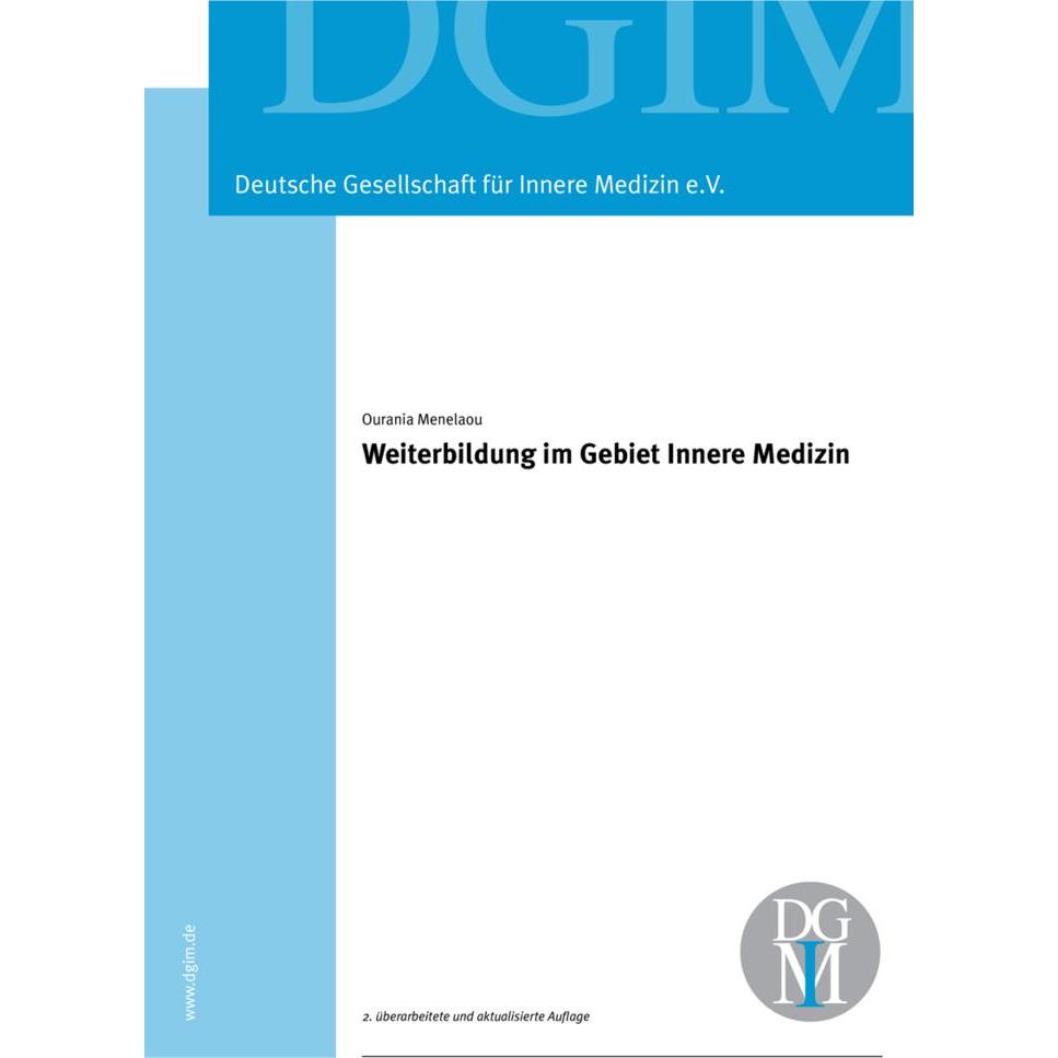 Weiterbildung im Gebiet Innere Medizin, Fachbücher von Ourania Menelaou