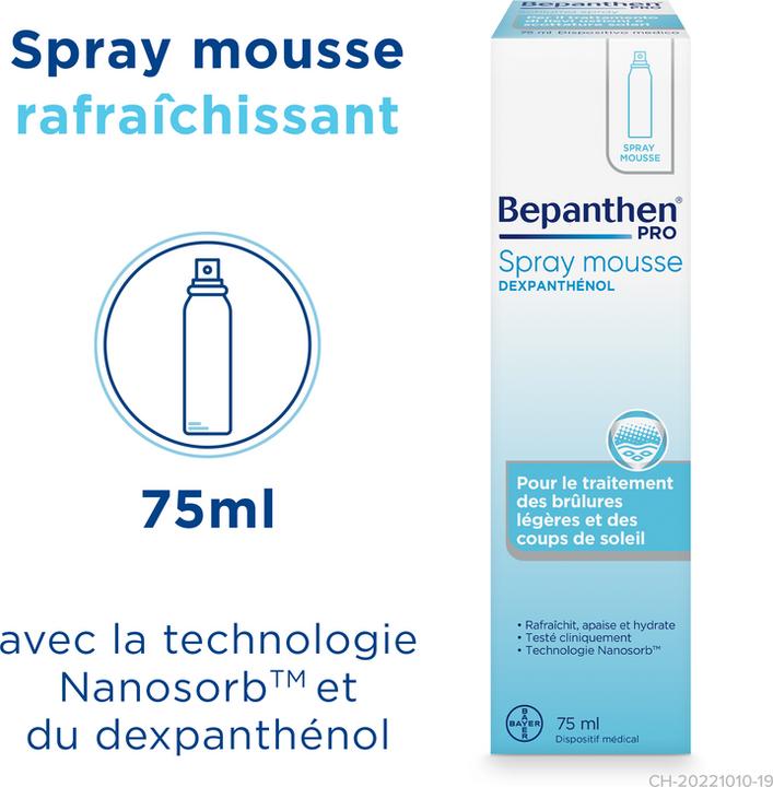 Etichetta energetica Bepanthen PRO Schiuma spray (75 ml, Schiuma)