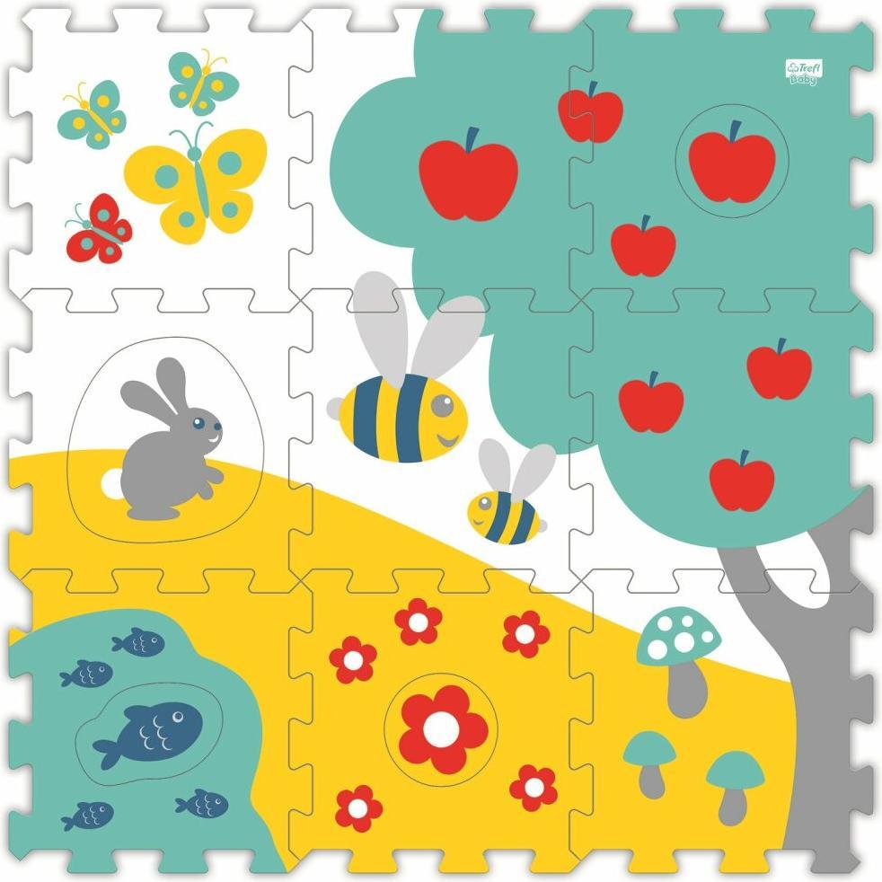 Thumbnail - Trefl Mein erstes Schaumstoffpuzzle Wiese (29,5x29,5) (9 Teile)